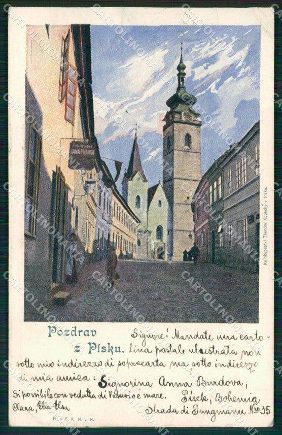 Czech Republic Pisek Pisku AK ansichtskarten XC9223 – fronte