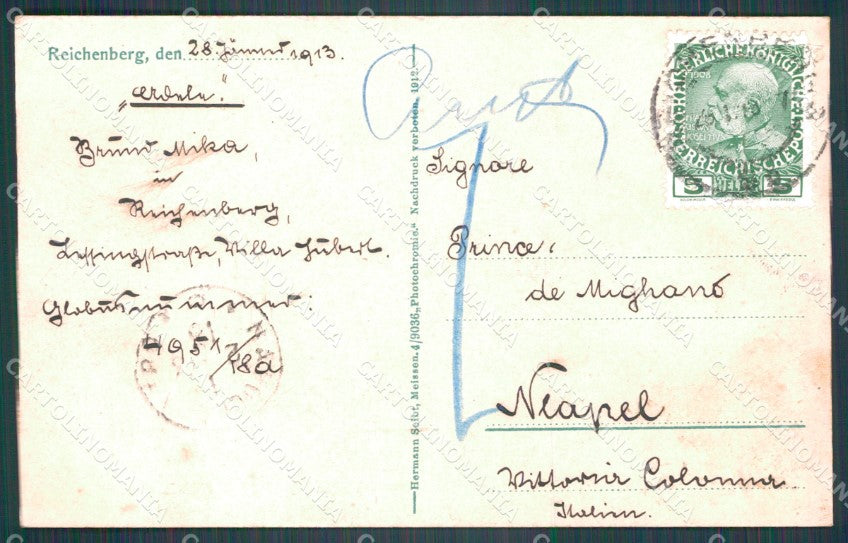 Czech Republic Liberec Reichenberg AK ansichtskarten XC9242 – retro
