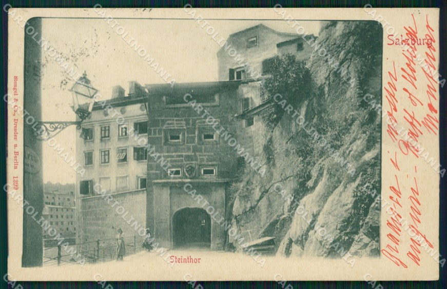 Osterreich Salzburg Steinthor AK ansichtskarten XC9254 – fronte