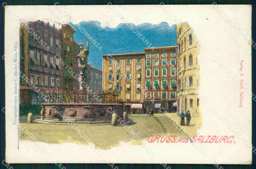 Osterreich Salzburg Ludwig Victor Platz AK ansichtskarten XC9257 – fronte