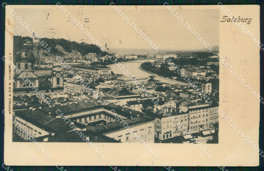 Osterreich Salzburg TEARED AK ansichtskarten XC9258 – fronte