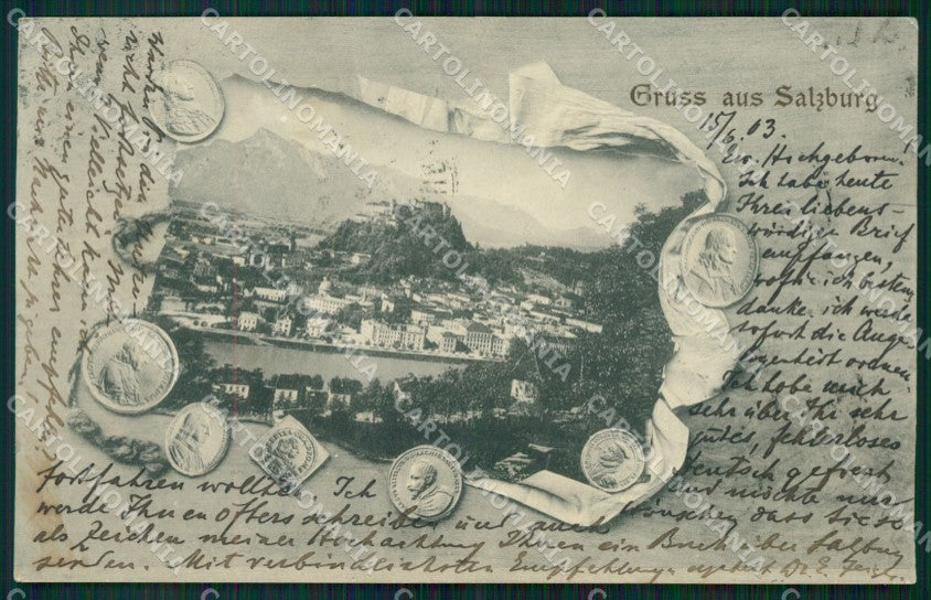 Osterreich Salzburg Gruss AK ansichtskarten XC9261 – fronte
