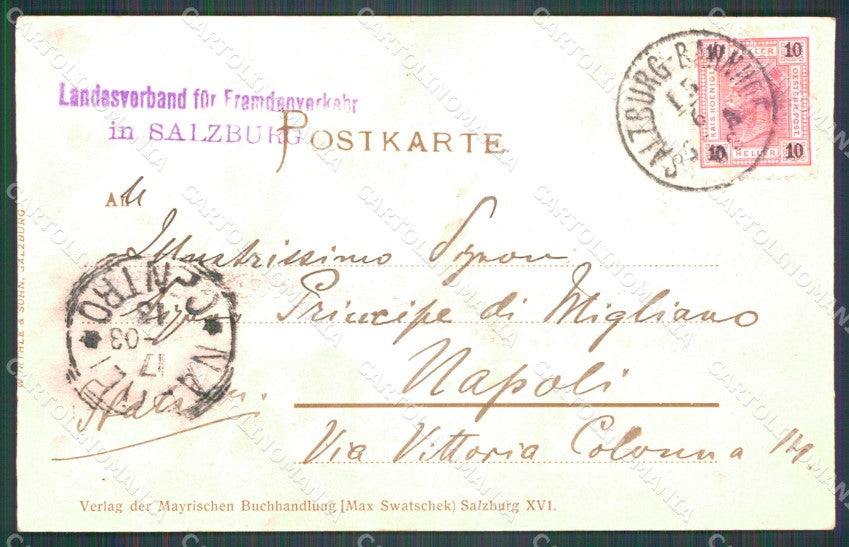 Osterreich Salzburg Gruss AK ansichtskarten XC9261 – retro