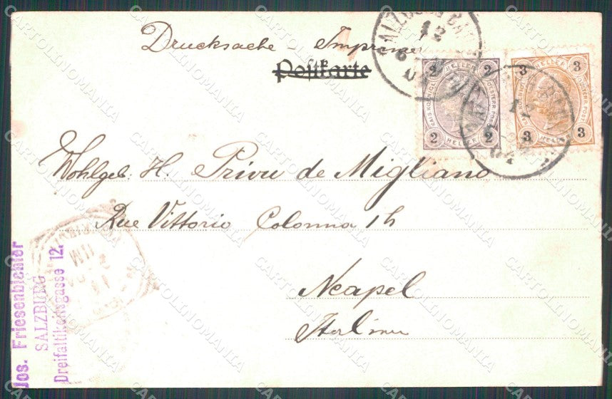 Osterreich Salzburg Schloss Mirabell AK ansichtskarten XC9262 – retro