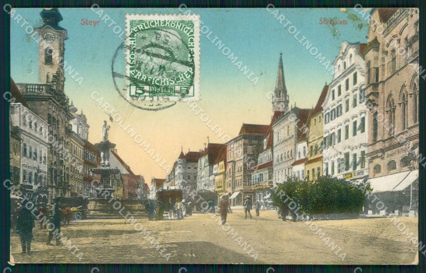 Osterreich Oberosterreich Steyr Stadtplatz AK ansichtskarten XC9270 – fronte