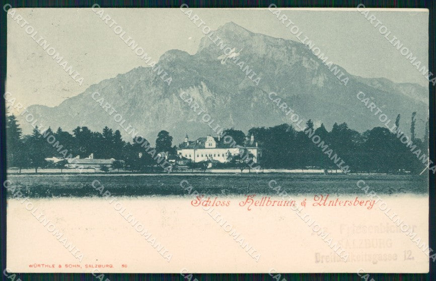 Osterreich Salzburg Schloss Hellbrunn TEARED AK ansichtskarten XC9292 – fronte