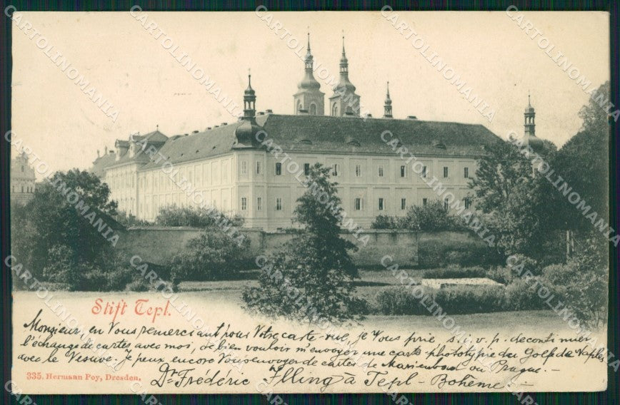Czech Republic Stift Tepl Klasater Tepla AK ansichtskarten XC9301 – fronte