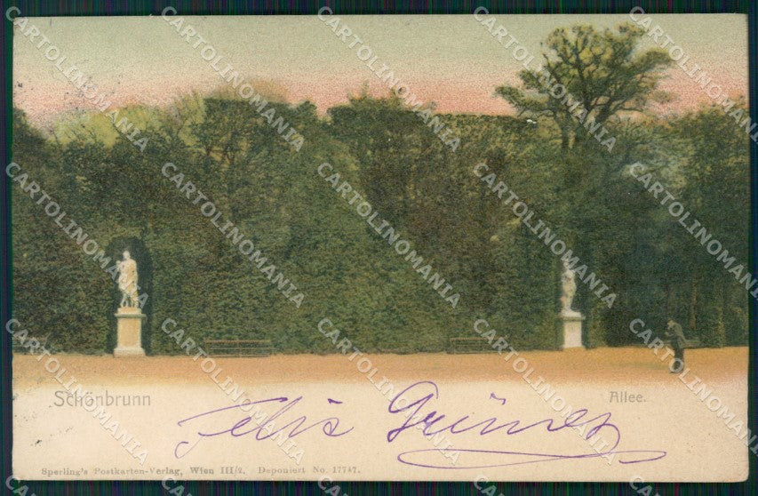 Osterreich Wien Schonbrunn AK ansichtskarten XC9309 – fronte