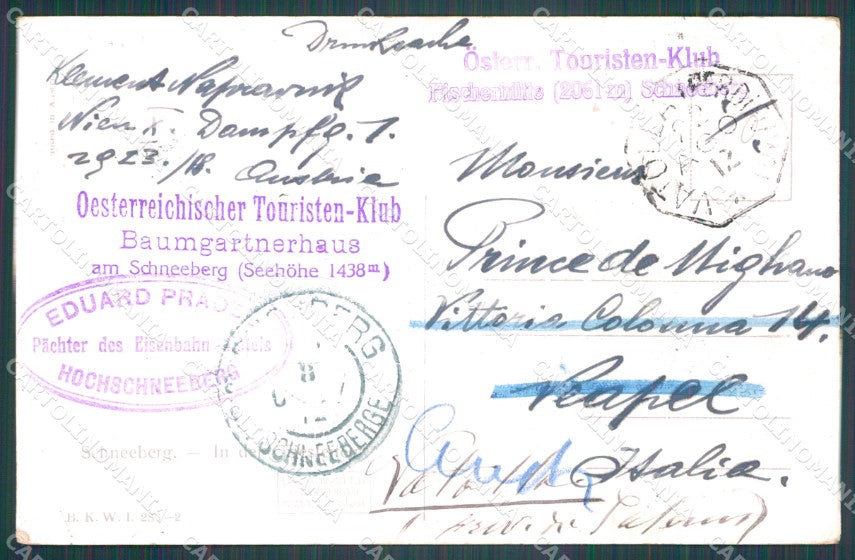 Osterreich Niederosterreich Rax Schneeberg Gruppe AK ansichtskarten XC9310 – retro