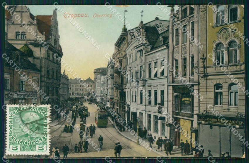 Czech Republic Opava Troppau Oberring AK ansichtskarten XC9318 – fronte