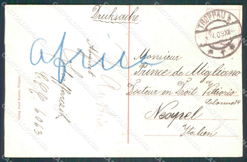 Czech Republic Opava Troppau Oberring AK ansichtskarten XC9318 – retro