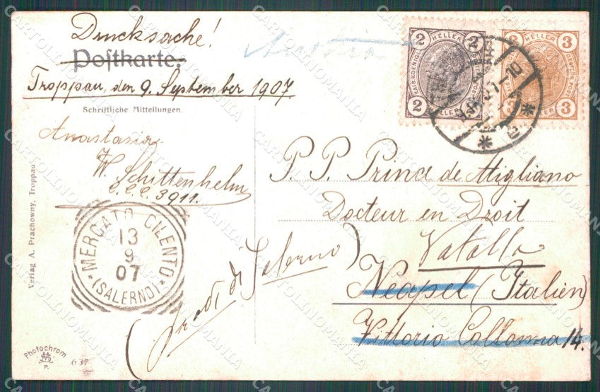 Czech Republic Opava Troppau Oberring AK ansichtskarten XC9321 – retro