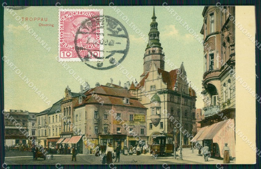 Czech Republic Opava Troppau Oberring AK ansichtskarten XC9322 – fronte