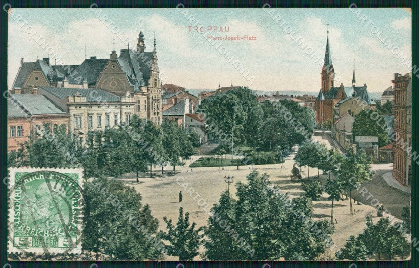 Czech Republic Opava Troppau Josefs Platz AK ansichtskarten XC9331 – fronte