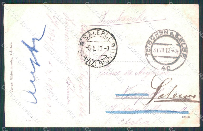 Czech Republic Decin Tetschen Bodenbach AK ansichtskarten XC9349 – retro