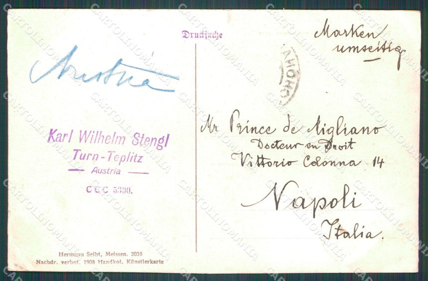 Czech Republic Teplice Teplitz Schonau Uherrstrasse AK ansichtskarten XC9358 – retro