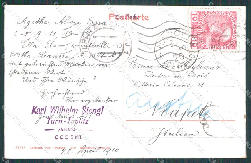 Czech Republic Teplice Teplitz Schonau AK ansichtskarten XC9359 – retro