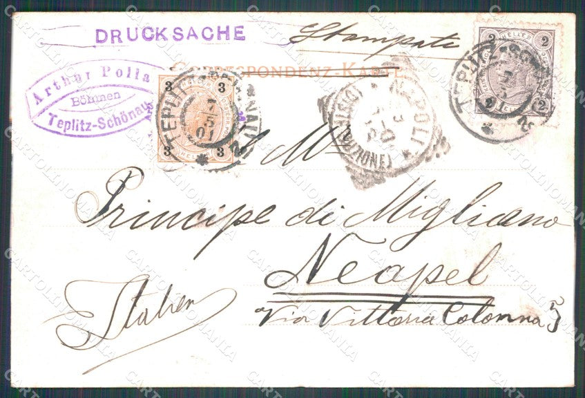 Czech Republic Teplice Teplitz Schonau AK ansichtskarten XC9360 – retro