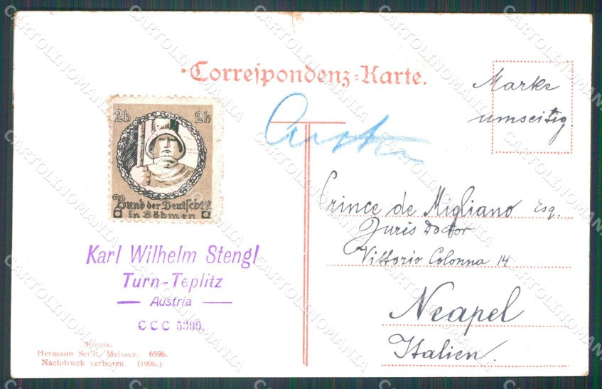Czech Republic Teplice Teplitz Schonau TEARED AK ansichtskarten XC9361 – retro
