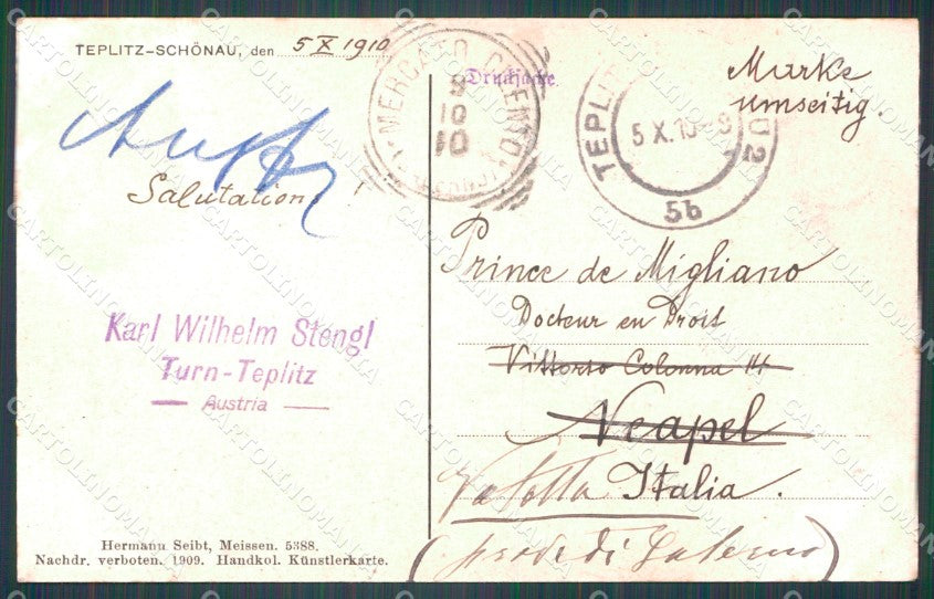 Czech Republic Teplice Teplitz Schonau AK ansichtskarten XC9363 – retro