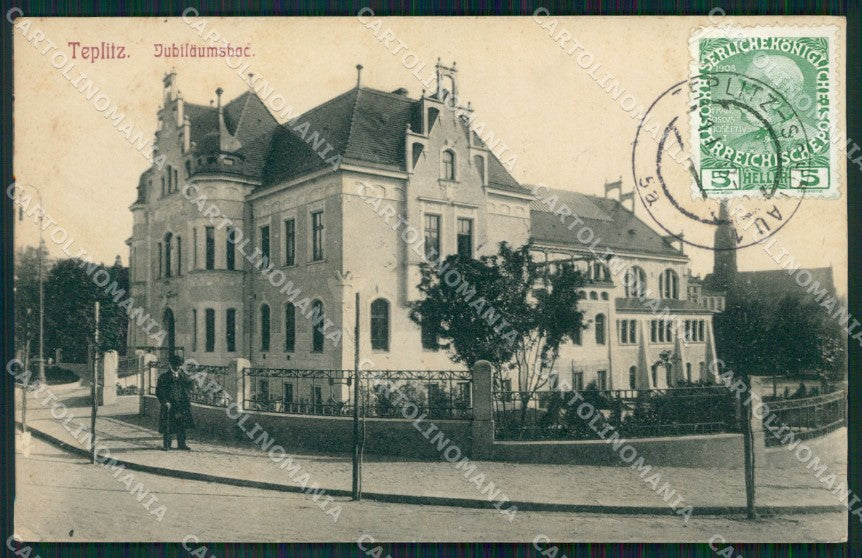 Czech Republic Teplice Teplitz Schonau Jubilaumsbad AK ansichtskarten XC9365 – fronte