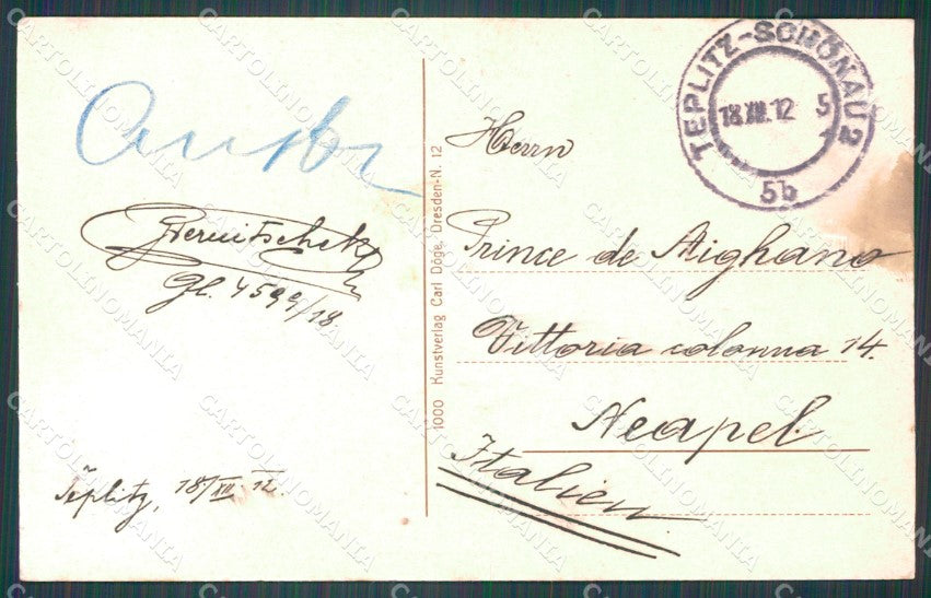 Czech Republic Teplice Teplitz Schonau AK ansichtskarten XC9368 – retro