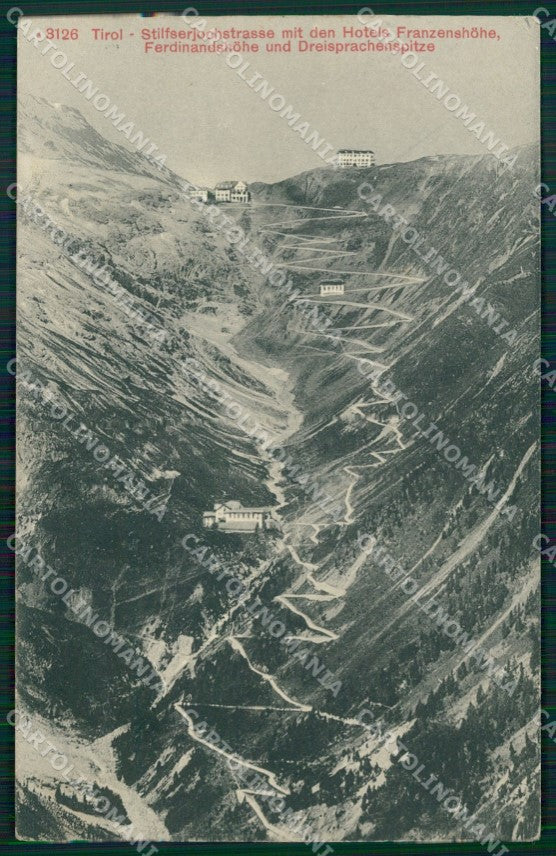 Bolzano Passo Stelvio Ferdinandshohe AK ansichtskarten XC9371 – fronte