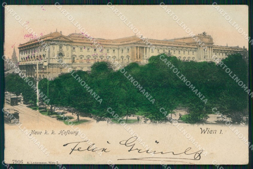 Osterreich Wien Ledermann serie 7916 AK ansichtskarten XC9385 – fronte