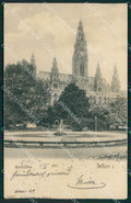 Osterreich Wien Rathaus Ledermann serie 5052 AK ansichtskarten XC9394 – fronte