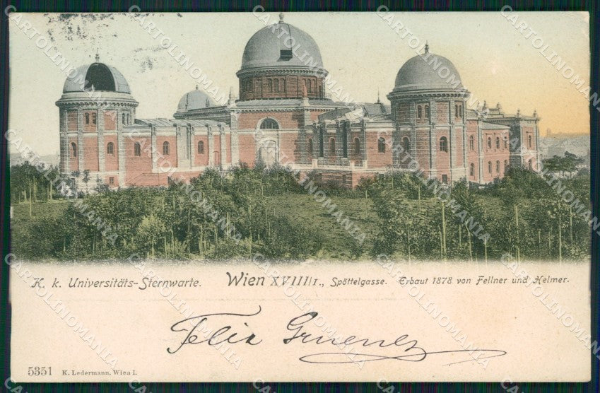 Osterreich Wien Universitats Ledermann serie 5351 AK ansichtskarten XC9395 – fronte