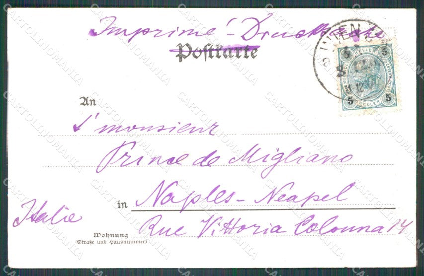 Osterreich Wien Schlossgarten Ledermann serie 5261 C AK ansichtskarten XC9404 – retro