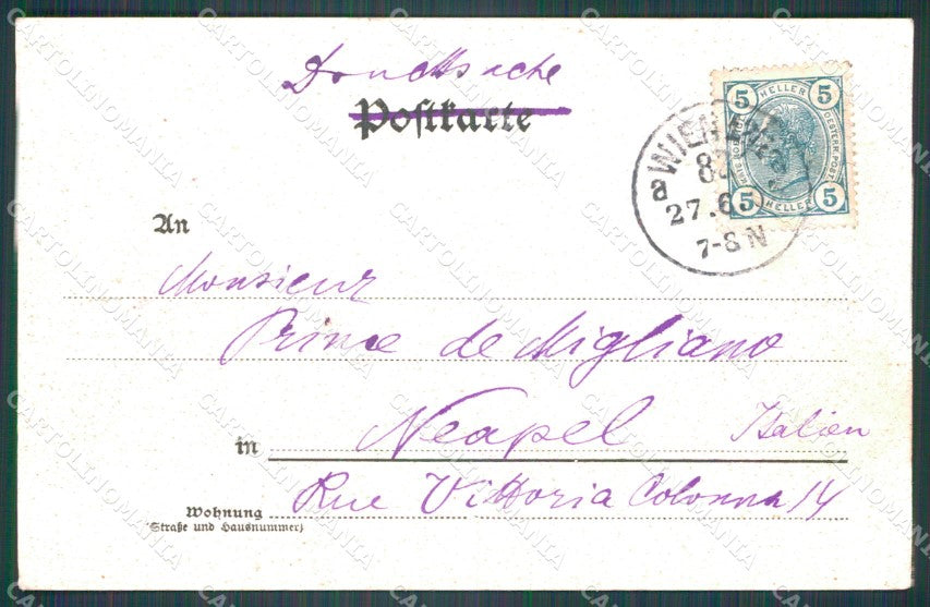 Osterreich Wien Rathaus Ledermann serie 6518 C AK ansichtskarten XC9407 – retro