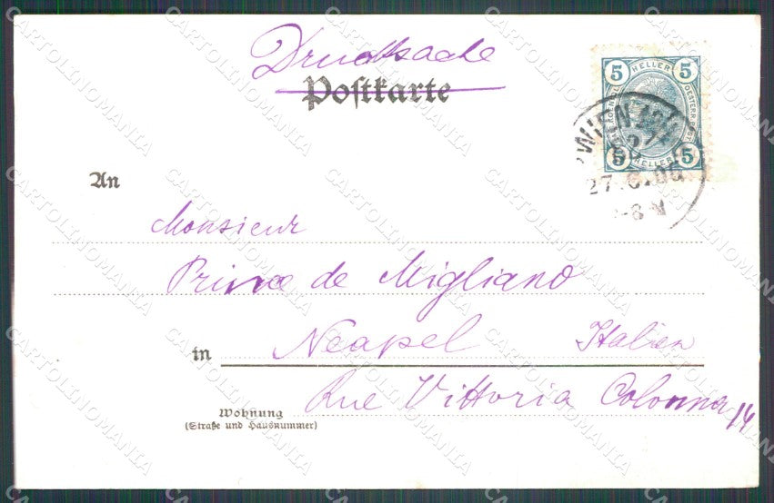 Osterreich Wien Hofmuseen Ledermann serie 4 C AK ansichtskarten XC9408 – retro