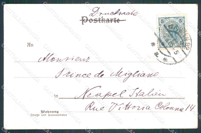 Osterreich Wien Neuer Markt Ledermann serie 7948 AK ansichtskarten XC9411 – retro