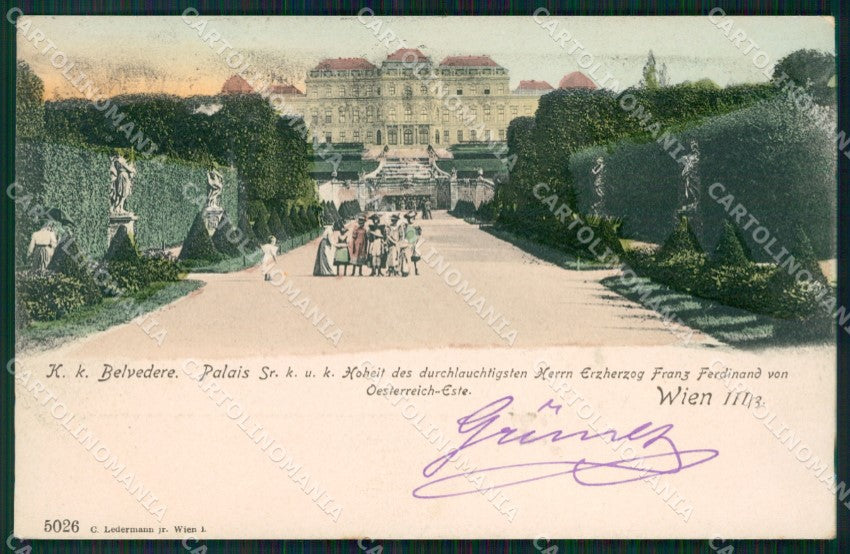Osterreich Wien Ledermann serie 5026 AK ansichtskarten XC9412 – fronte