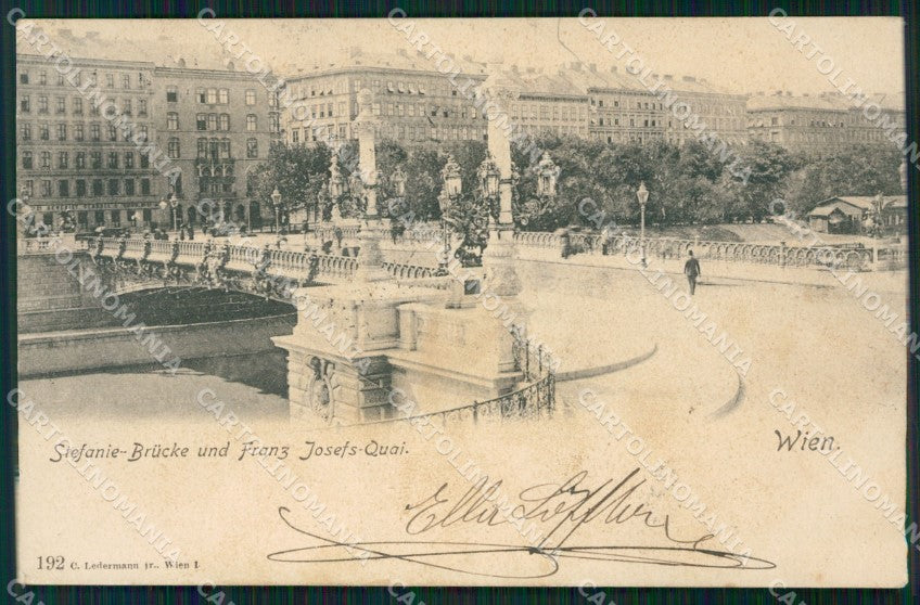 Osterreich Wien Stefanie Brucke Ledermann serie 192 AK ansichtskarten XC9418 – fronte