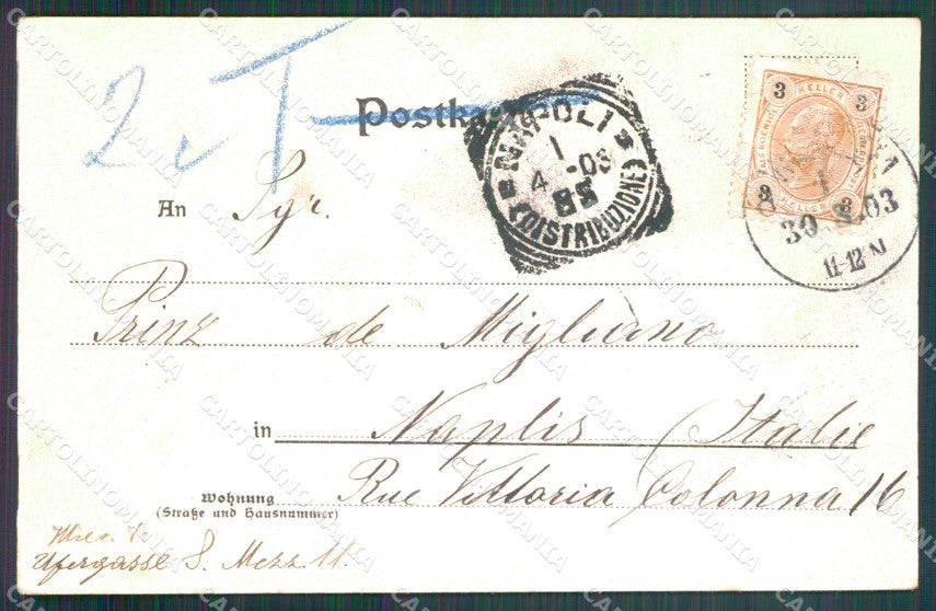 Osterreich Wien Stefanie Brucke Ledermann serie 192 AK ansichtskarten XC9418 – retro
