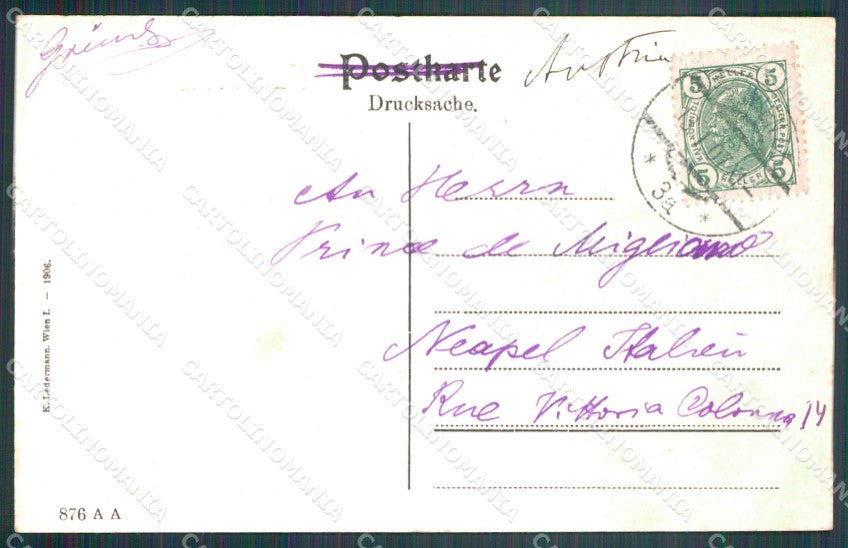 Osterreich Wien Prater Ledermann serie 876 A A ABRADED AK ansichtskarten XC9422 – retro