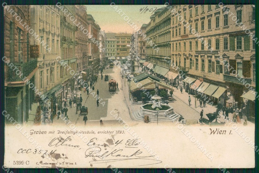 Osterreich Wien Ledermann serie 5399 C UNGLUED AK ansichtskarten XC9424 – fronte