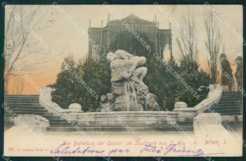 Osterreich Wien Stadtpark Leclerc serie 59 AK ansichtskarten XC9452 – fronte
