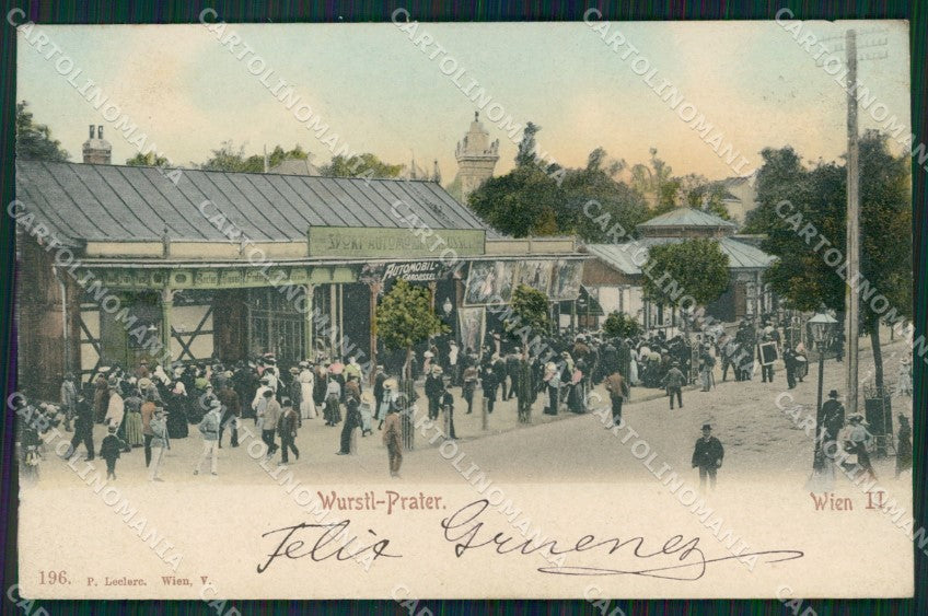 Osterreich Wien Wurstl Prater Leclerc serie 196 AK ansichtskarten XC9455 – fronte