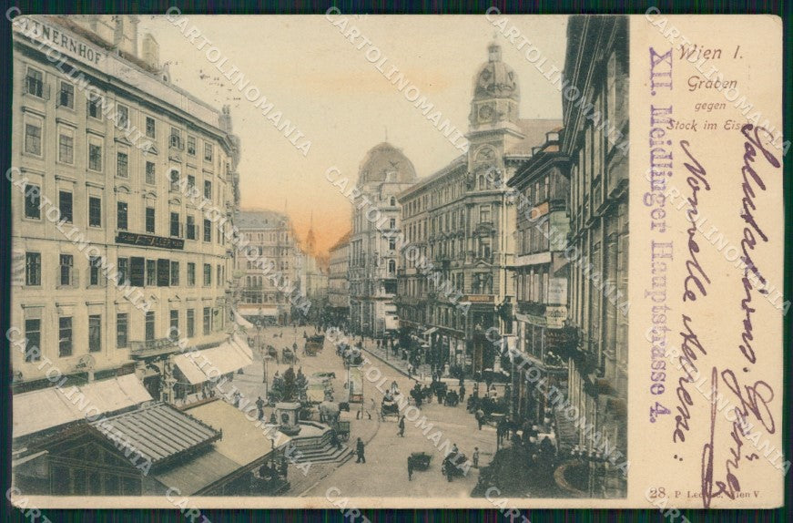 Osterreich Wien Graben Leclerc serie 28 AK ansichtskarten XC9462 – fronte