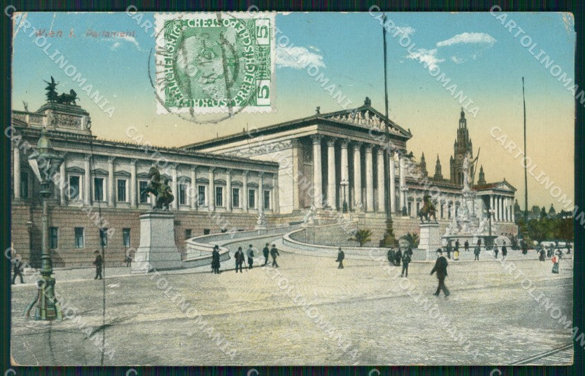 Osterreich Wien Parlament AK ansichtskarten XC9475 – fronte