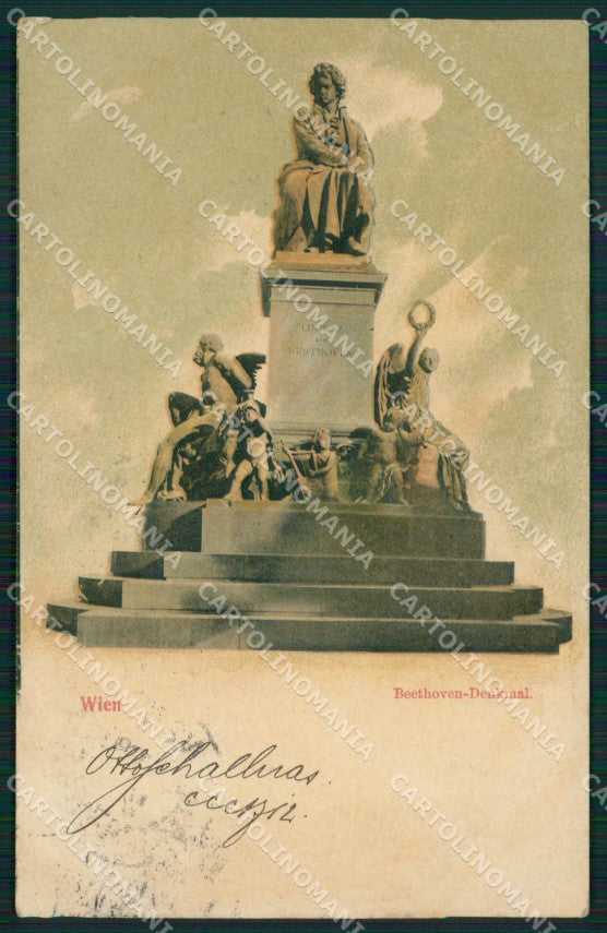 Osterreich Wien Beethoven Denkmal AK ansichtskarten XC9480 – fronte
