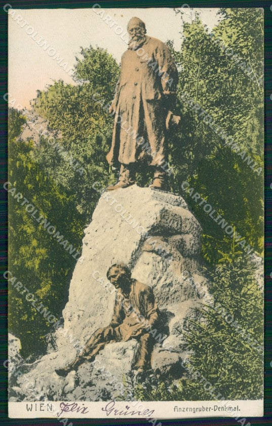 Osterreich Wien Anzengruber Denkmal AK ansichtskarten XC9483 – fronte