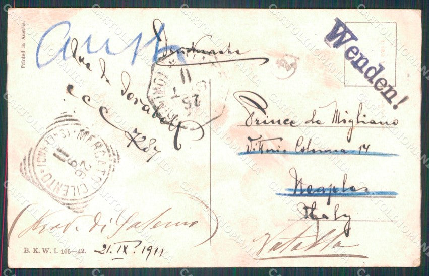 Osterreich Wien Mozart Denkmal AK ansichtskarten XC9491 – retro