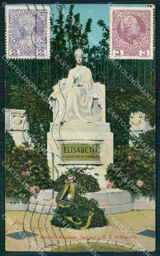 Osterreich Wien Elisabeth Denkmal AK ansichtskarten XC9497 – fronte