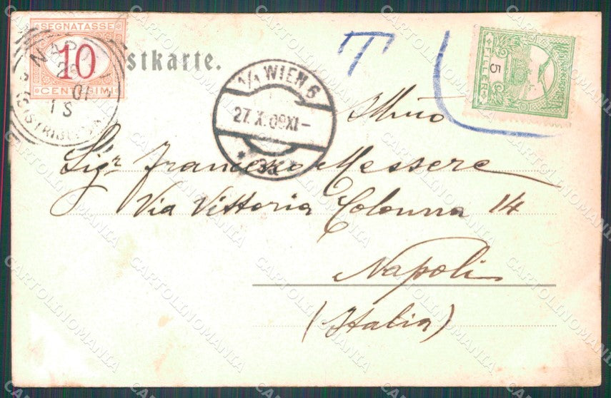 Osterreich Wien Hofburgtheater Relief AK ansichtskarten XC9498 – retro