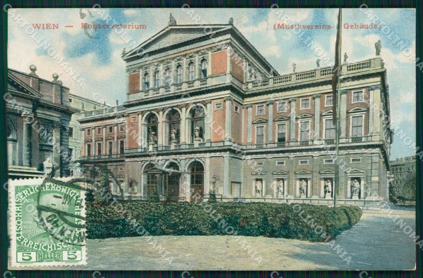 Osterreich Wien Konservatorium AK ansichtskarten XC9501 – fronte