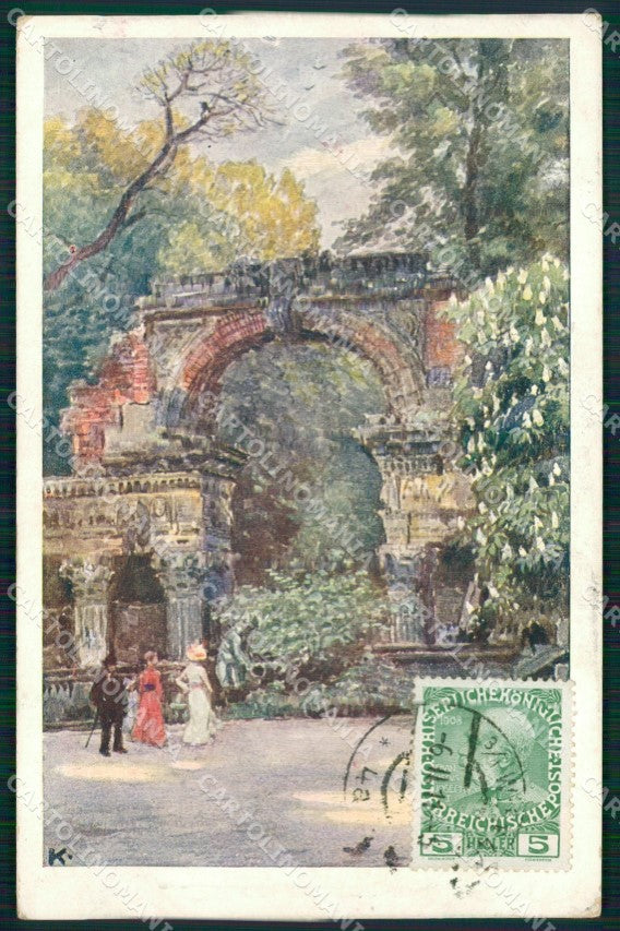 Osterreich Wien Schonbrunn Ruine AK ansichtskarten XC9510 – fronte